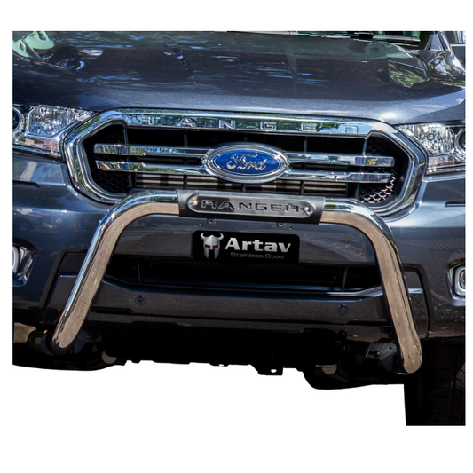 Ford Ranger T6 Facelift PDC Nudge Bar Stainless