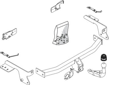 FIAT  PUNTO (188_)  Hatchback/Box  BMC towbar, Wiring Harness Included