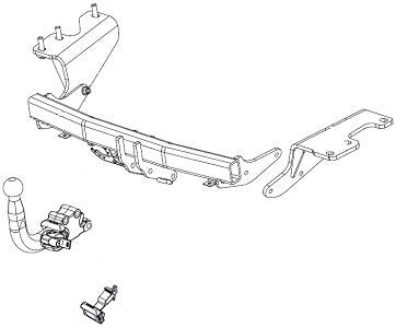 TOYOTA  VERSO S (_P12_)  MPV  BMAR towbar, Wiring Harness Included