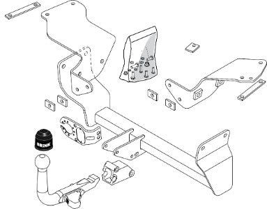 ALFA ROMEO  147 (937_)  Hatchback  BMC towbar, Wiring Harness Included