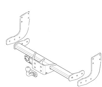 MERCEDES-BENZ  SPRINTER (906)  Box / Bus  Flange ball 2 holes, Wiring Harness Included