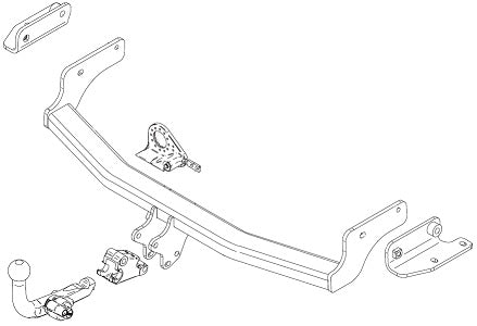 KIA  CARENS/UN (FG)  MPV  BMA towbar, Wiring Harness Included