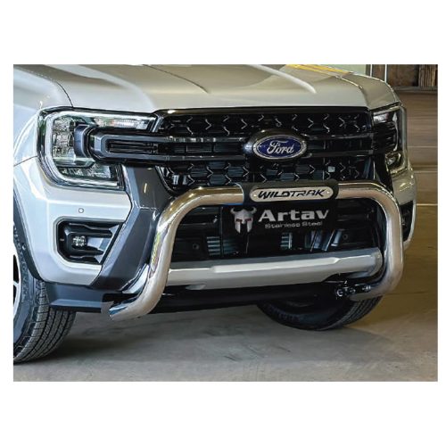 Ford Ranger Next Gen Wildtrak PDC Nudge Bar Stainless (New Decal Design)