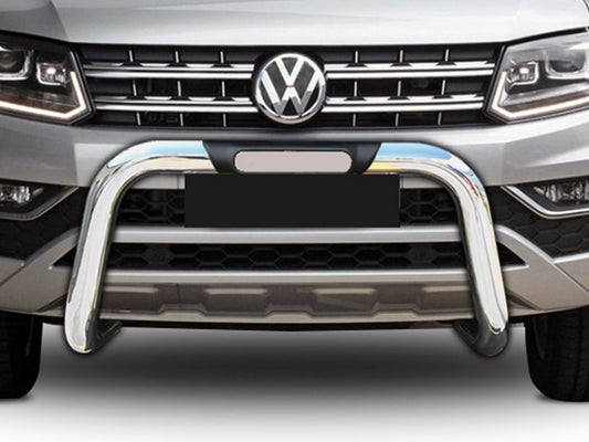 Amarok Fits 2016 to 2023 Polished Stainless Steel nudge bar (PDC Compliant) (Product developed in 2017) (Does NOT fit the Dark Label Ltd Edition) UNBRANDED