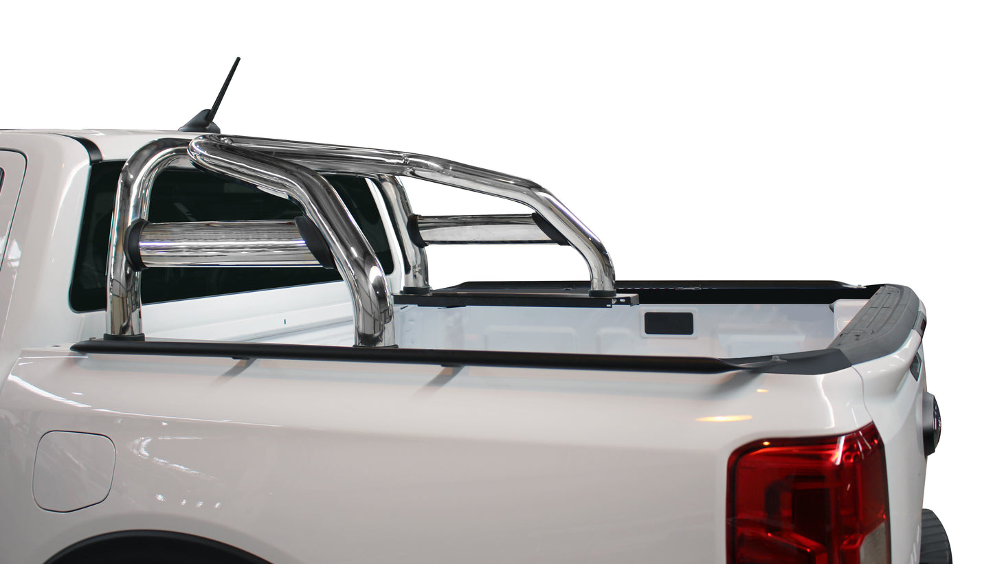 Volkswagen Amarok Next Gen 2023 D/Cab Polished Stainless Steel Sportsbar  - UNBRANDED