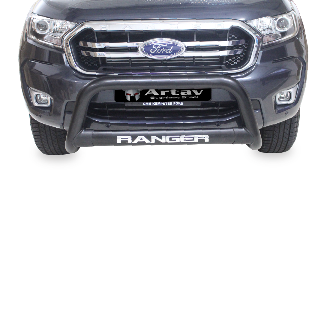 Ford Ranger T6 Facelift Nudge Bar Black