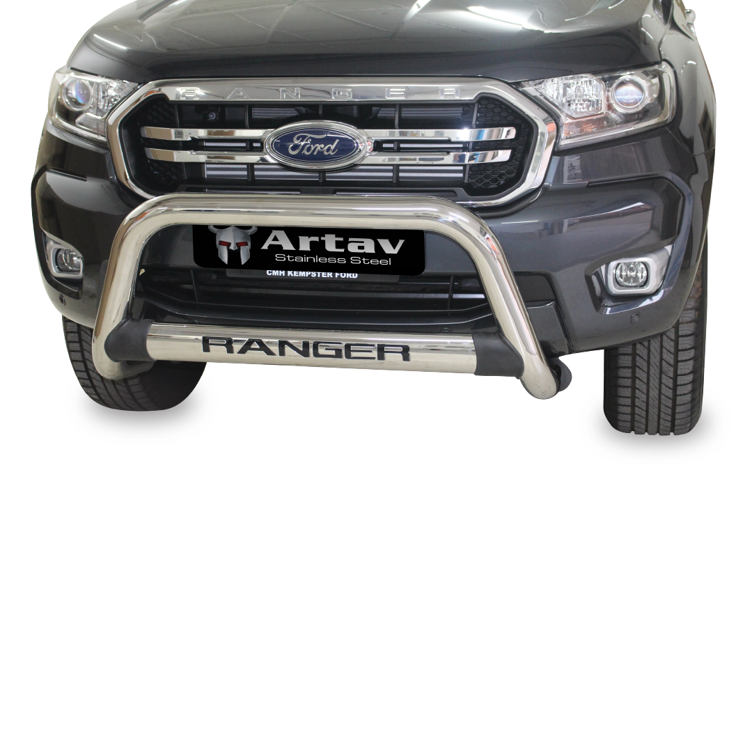 Ford Ranger T6 Facelift Nudge Bar Stainless