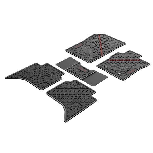 Rubber Floor Mats (Ford Ranger 4th Gen 2023-onwards)