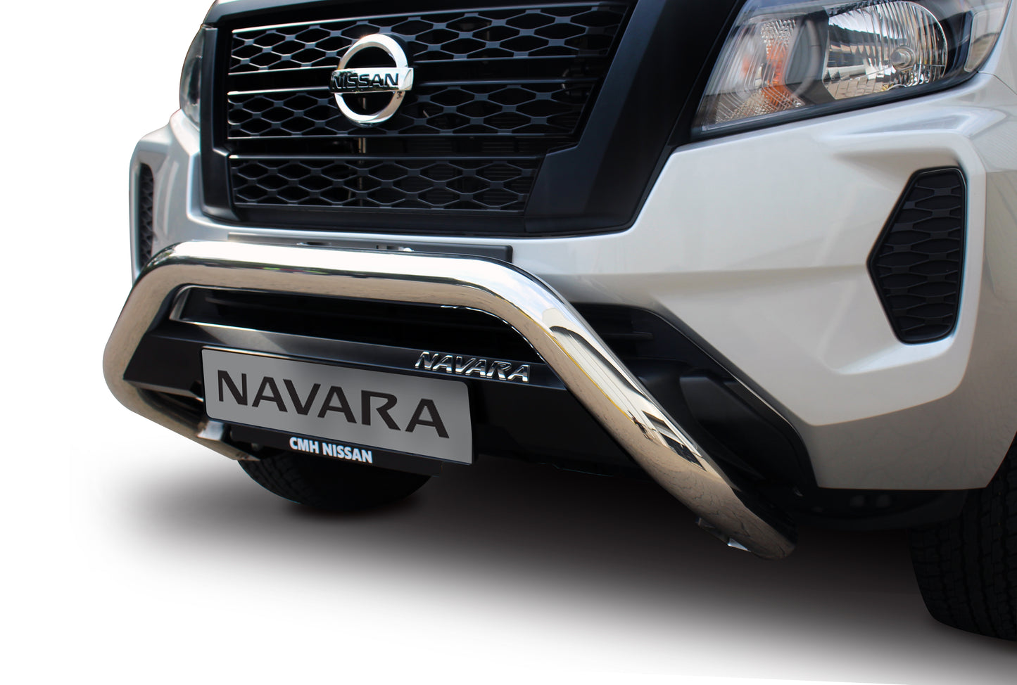 Nissan Navara MY21Polished Stainless Steel Nudge