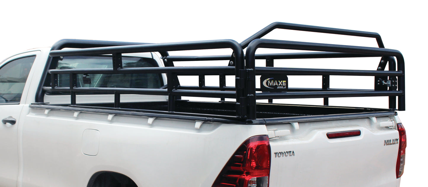 Toyota Hilux Black Coated MLA Cattle Rail Single Cab