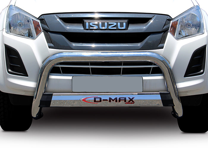 Isuzu D-Max & KB Gen 6 Polished Stainless Steel  MLA design Nudge Bar