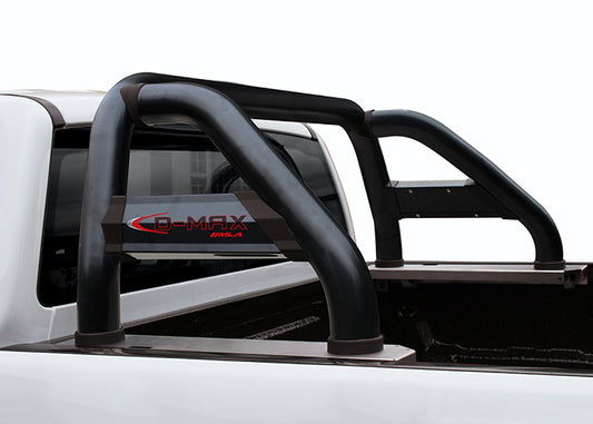 Isuzu D-Max & KB Gen 6  Black Stainless Steel  MLA design Sports Bar with Side Tubes