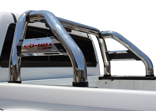 Isuzu D-Max & KB Gen 6  Polished Stainless Steel Sports Bar with MLA design Side Tubes