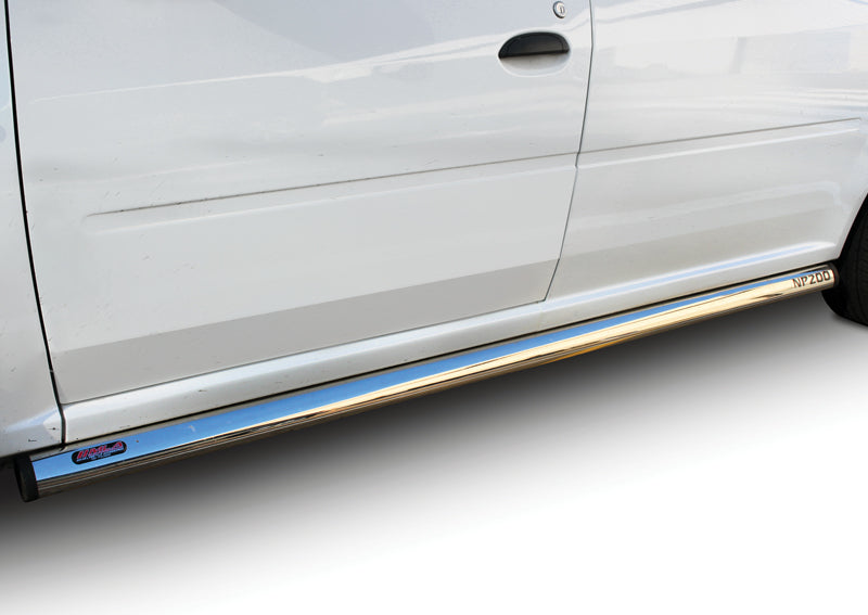 Nissan NP200 Polished Stainless Steel Side Bar