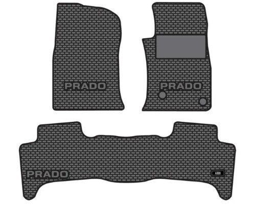 Rubber Floor Mats (Toyota Land Cruiser Prado 120 ADDO)