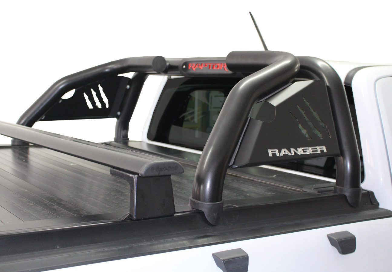 Ford Ranger Raptor Plated Securi Lid 218 Sports Bar Black 