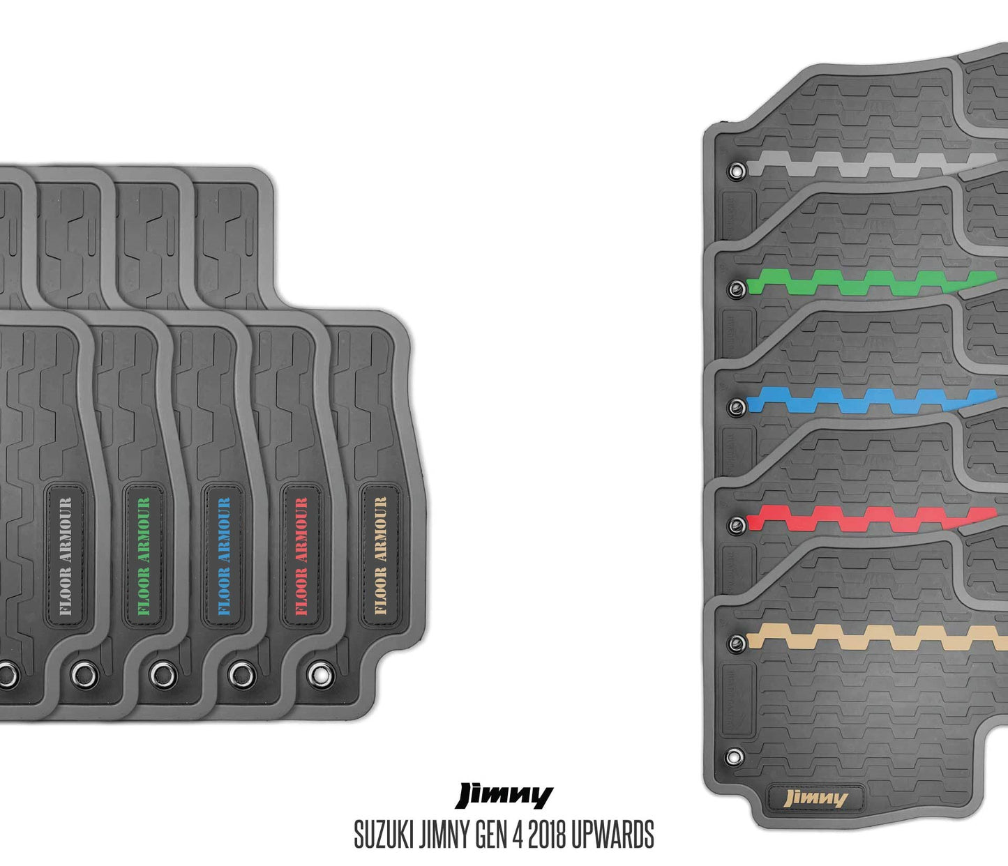 Rubber Floor Mats (Suzuki Jimny Gen 4)