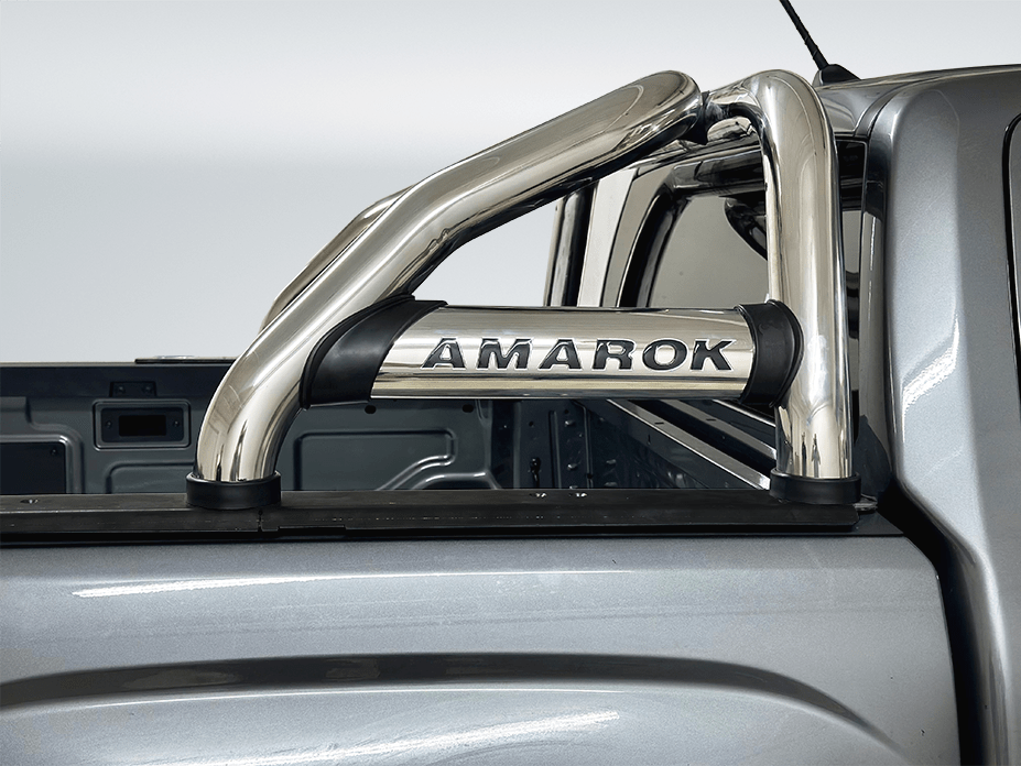 New VW Amarok Sports Bar Stainless - Double Cab (Fits Securi Lid 218 & OEM Tonneau)