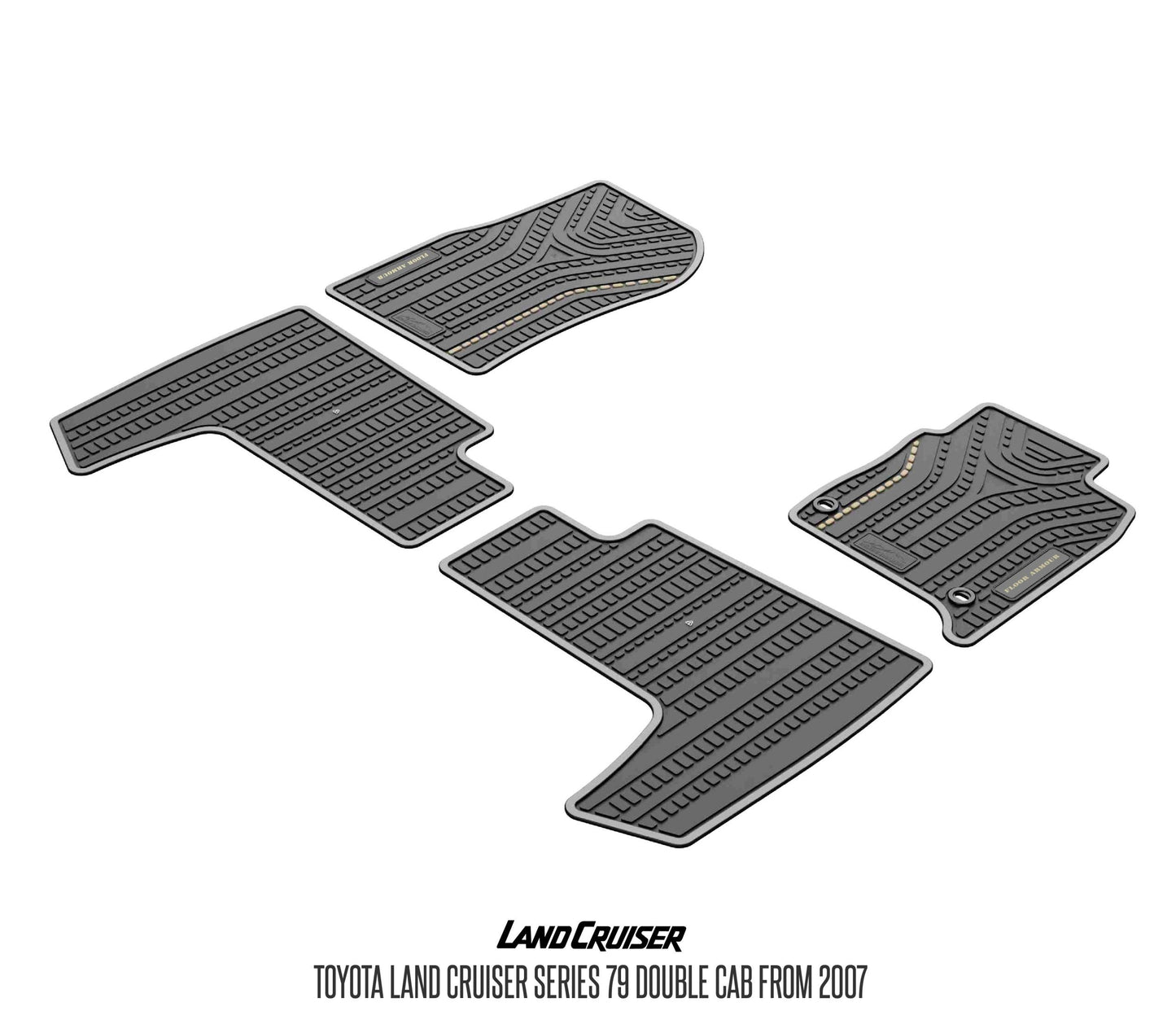 Rubber Floor Mats (Toyota Land Cruiser 79 Series)