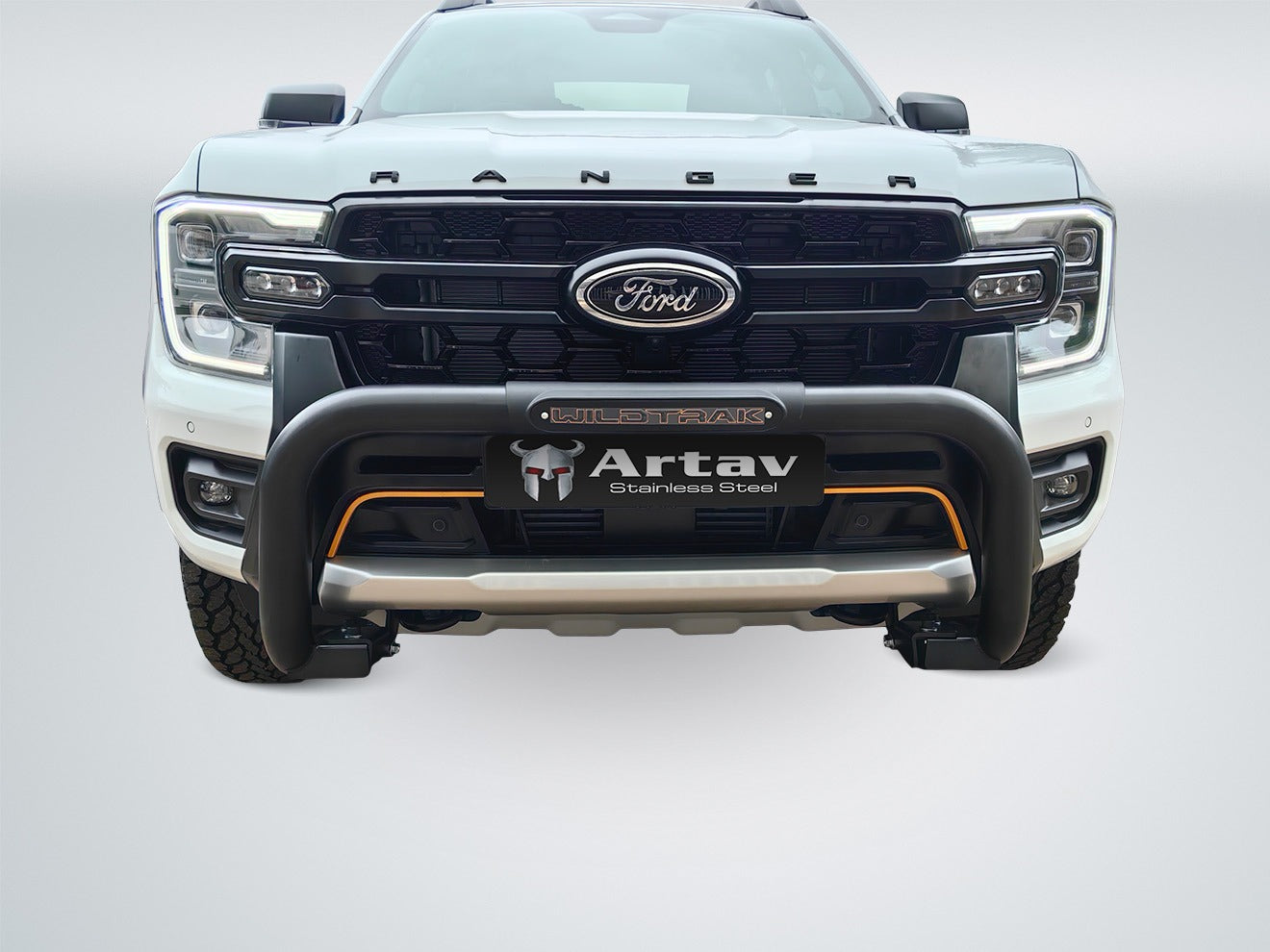 Ford Ranger Next Gen Wildtrak X PDC Nudge Bar Black