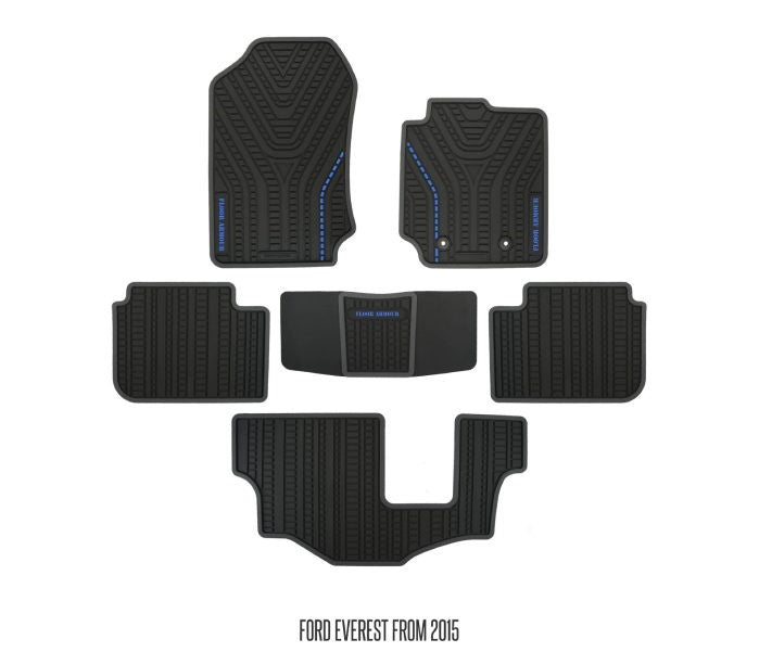 Rubber Floor Mats (Ford Everest 2nd Gen)