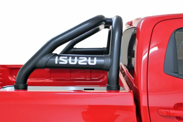 Isuzu DMAX Sports Bar Double Cab and Extended Cab Black (Fits Gen 6 & Gen 7)