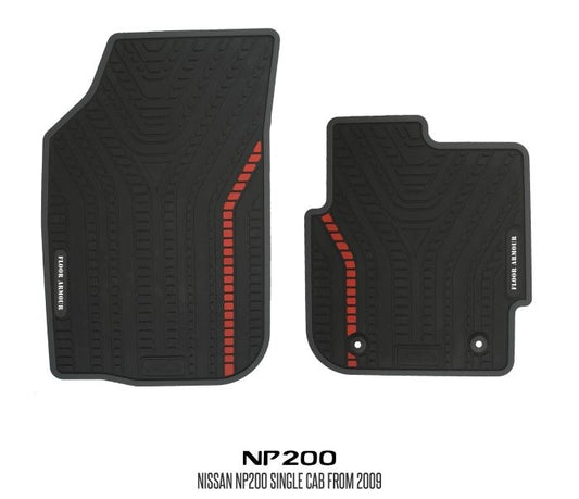 Rubber Floor Mats (Nissan NP200)