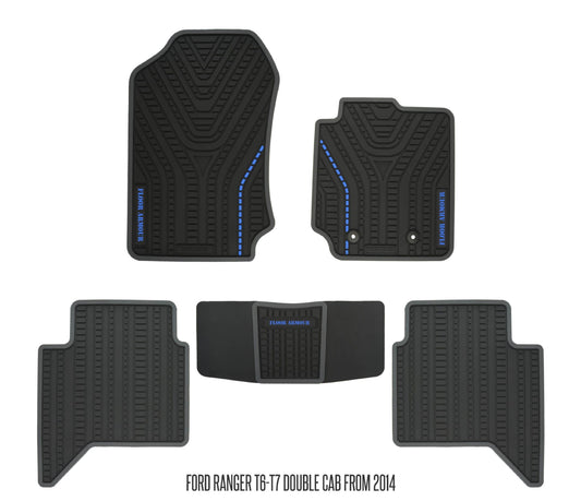 Rubber Floor Mats (Ford Ranger 3rd Gen T6 (2012-2022)