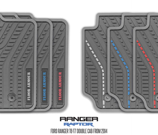 Rubber Floor Mats (Ford Ranger 3rd Gen Raptor)