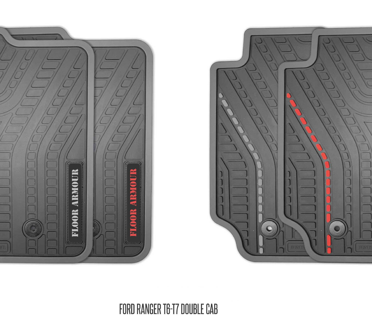 Rubber Floor Mats (Ford Ranger 3rd Gen Thunder)