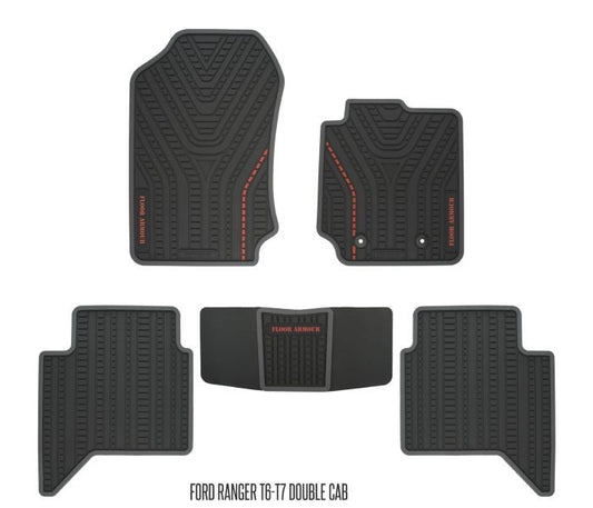 Rubber Floor Mats (Ford Ranger 3rd Gen Thunder)