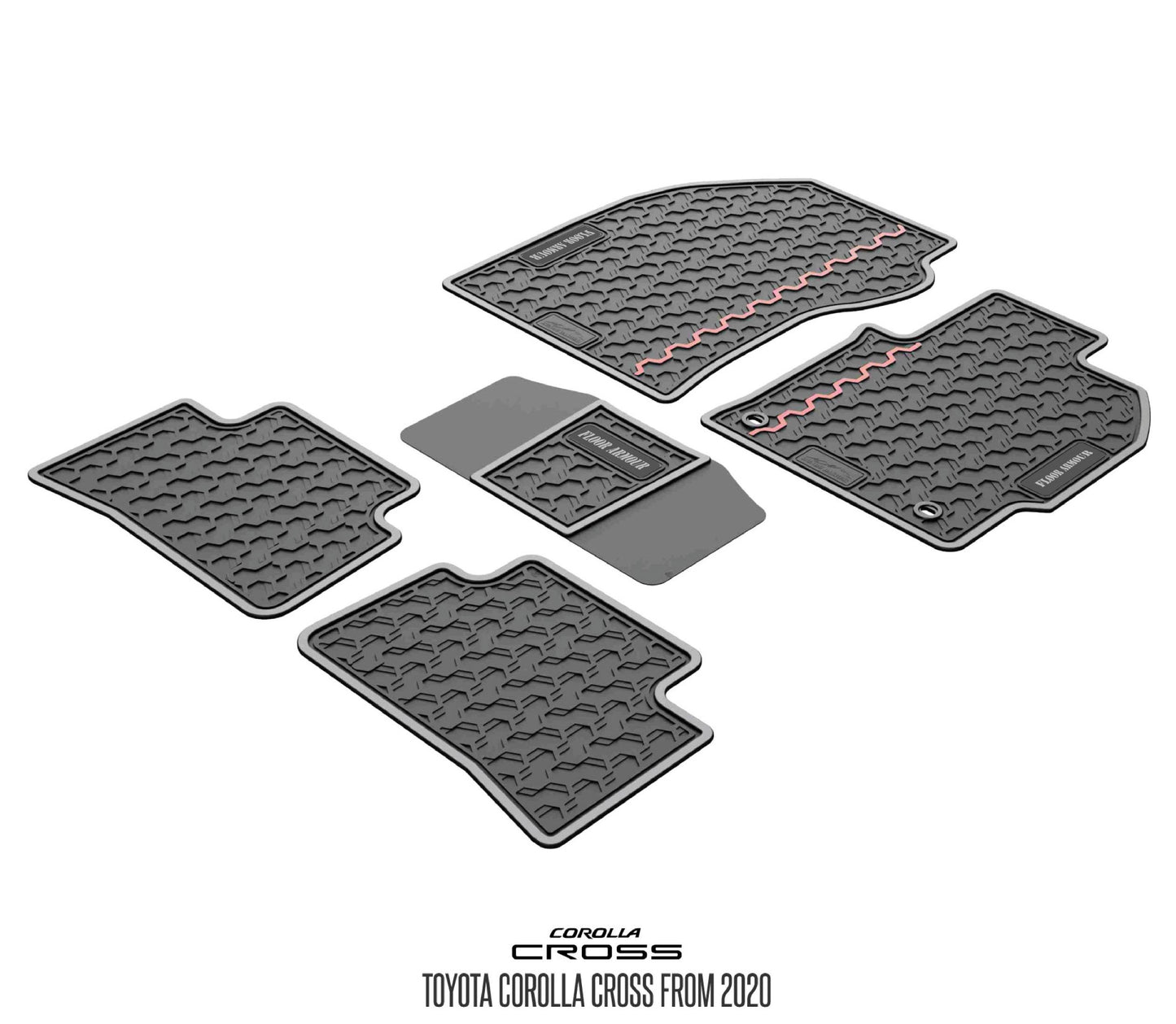 Rubber Floor Mats (Toyota Corolla Cross)