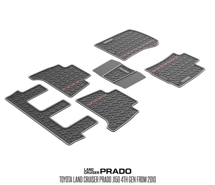 Rubber Floor Mats (Toyota Prado J150 4th Gen)