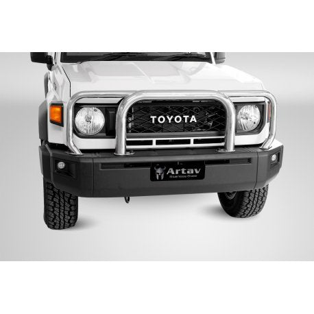 New Toyota Landcruiser 70 Series Grill Guard Stainless  