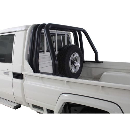 Toyota Landcruiser 70 Series Triple Styling Bar Black