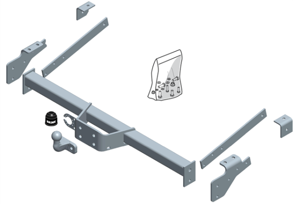 RENAULT TRAFIC II Bus (JL) Flange Tow Bar  Bus