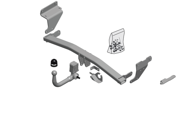 RENAULT KADJAR (HA_, HL_) BMU tow ball Closed Off-Road Vehicle