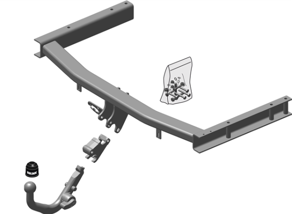 SEAT EXEO (3R2) BMA Detachable Tow Bar Saloon