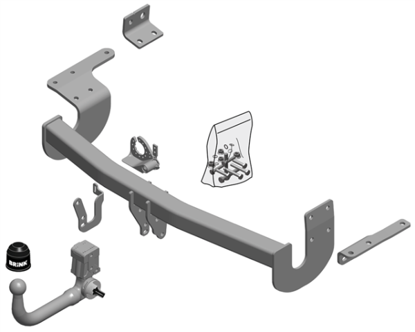 RENAULT KOLEOS II (HC_)  BMU Detachable Tow Bar Closed Off-Road Vehicle