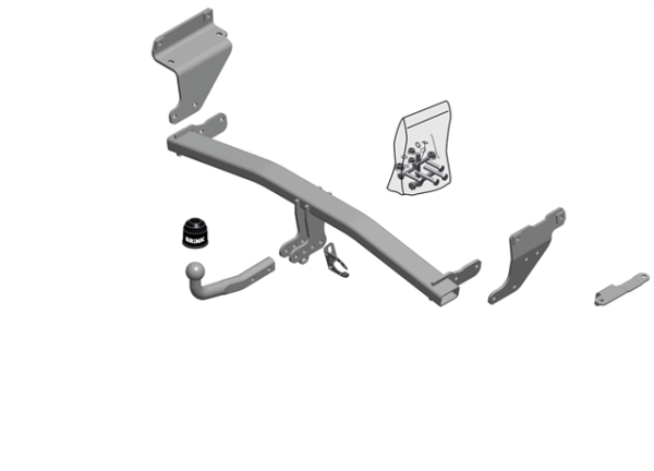 RENAULT KADJAR (HA_, HL_) Fixed tow bar Closed Off-Road Vehicle