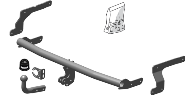 RENAULT SANDERO II Fixed tow bar Hatchback