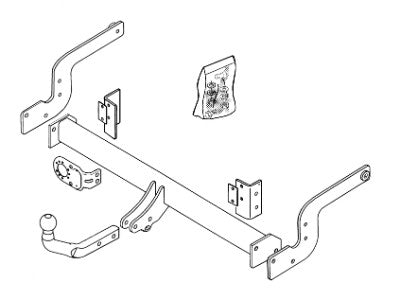 RENAULT LAGUNA II Sport Tourer (KG0/1_) Fixed tow bar Sport Tourer