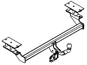 CHEVROLET OPTRA (J200)  Fixed tow bar Saloon