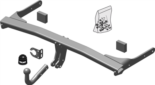 VW CC (358) Fixed tow bar Coupe