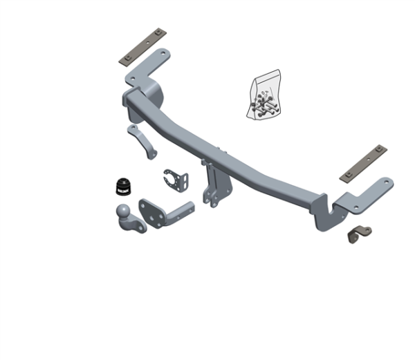 VW CADDY III Box (2KA, 2KH, 2CA, 2CH) Flange Tow Bar  Box