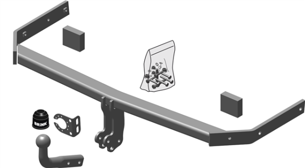 VW GOLF PLUS (5M1, 521) Fixed tow bar Hatchback