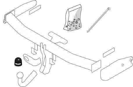 FORD MAVERICK Fixed tow bar Closed Off-Road Vehicle