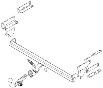 NISSAN QASHQAI / QASHQAI +2 I (J10, JJ10) BMC tow ball Closed Off-Road Vehicle