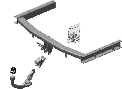 AUDI A4 (8EC, B7) BMA  Detachable tow bar Saloon