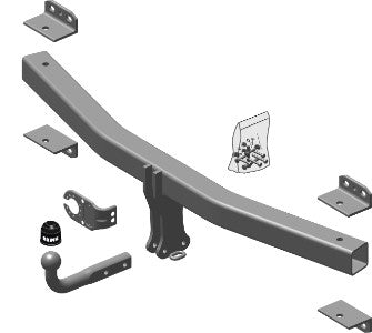 VW TOUAREG (7P5) Fixed tow bar Closed Off-Road Vehicle